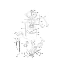 Kenmore 41794802301 motor/tub diagram