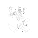 Kenmore 41794812301 motor/blower/belt diagram