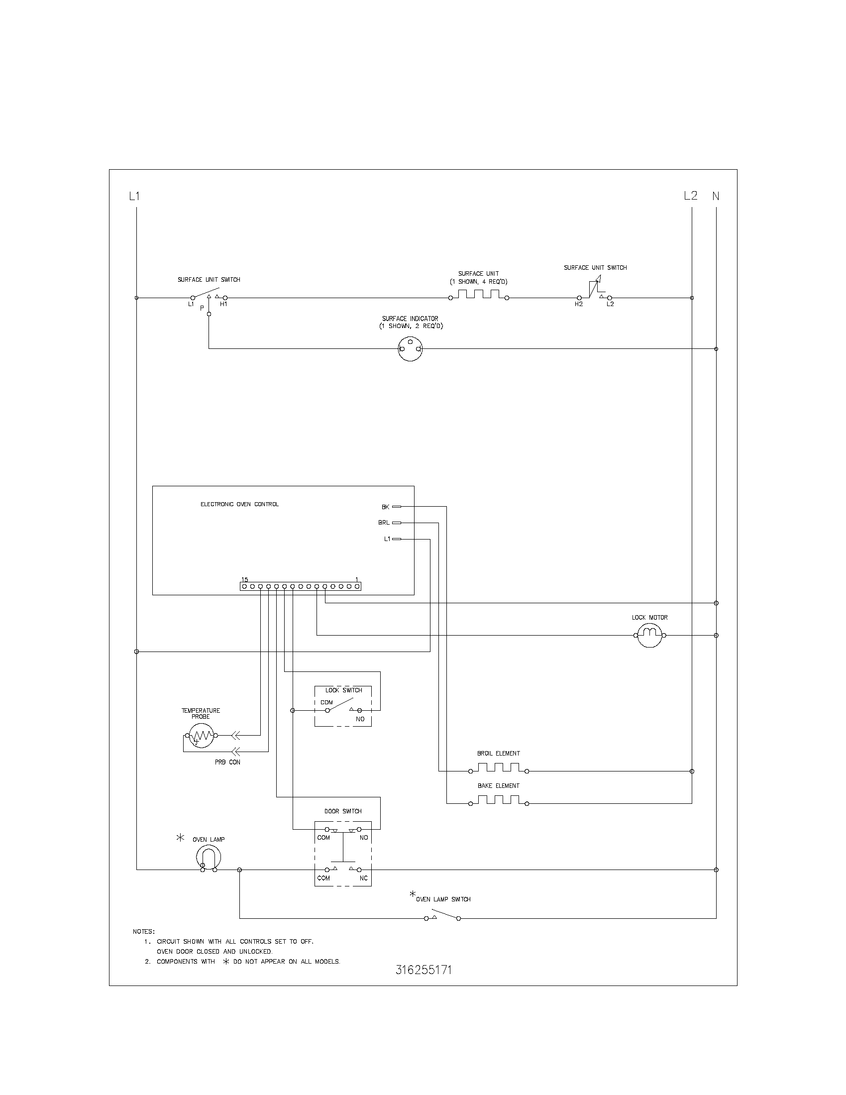 Kenmore 79093553300 wiring schematic diagram