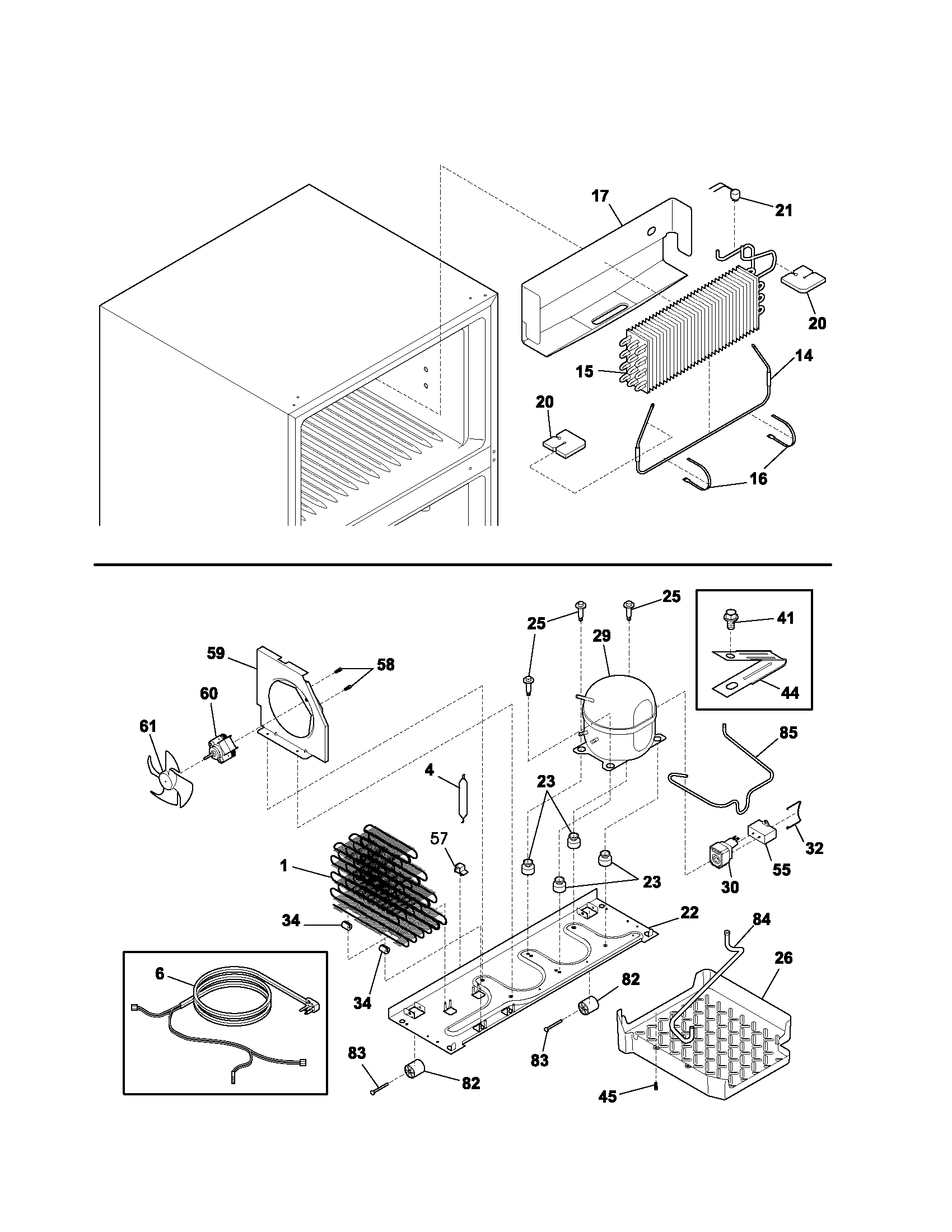 Kenmore 2533187210B system diagram