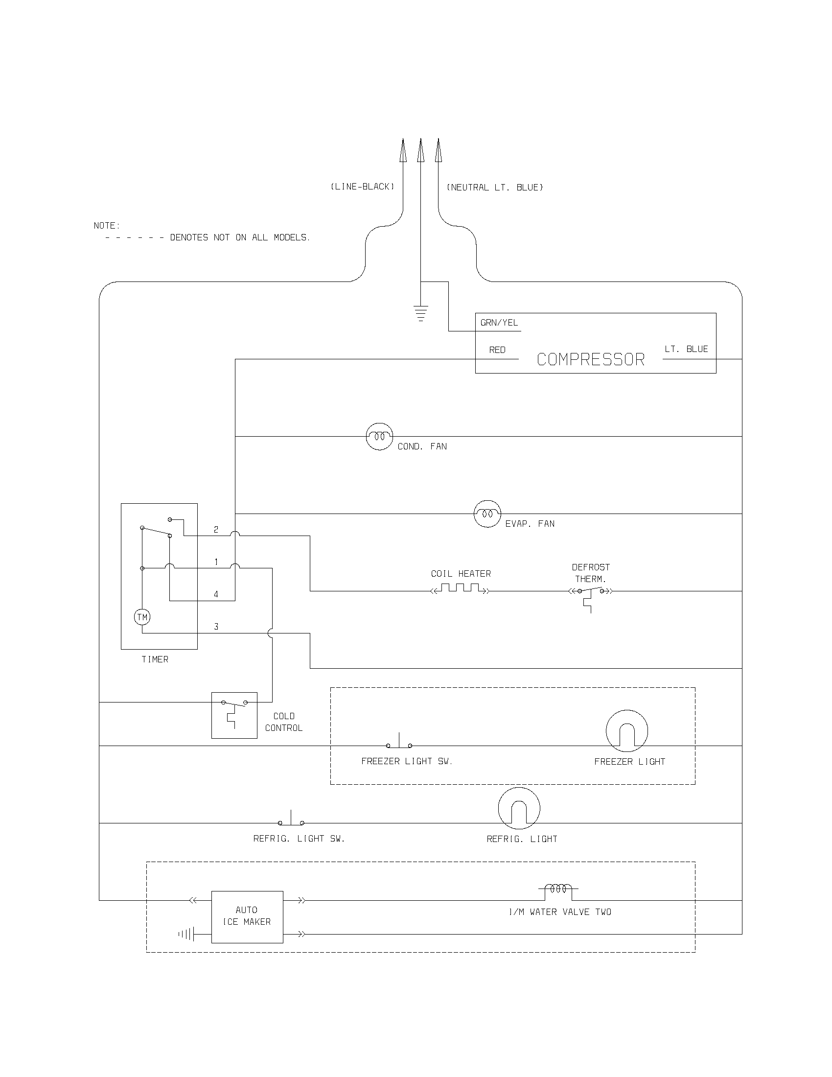 Kenmore 2533187210B wiring schematic diagram