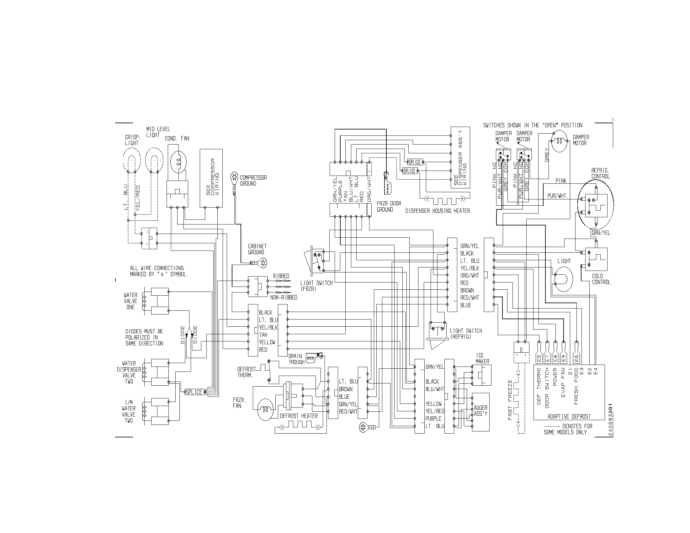Kenmore 25353622301 wiring diagram diagram