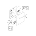 Frigidaire GLDB953CB0 door diagram