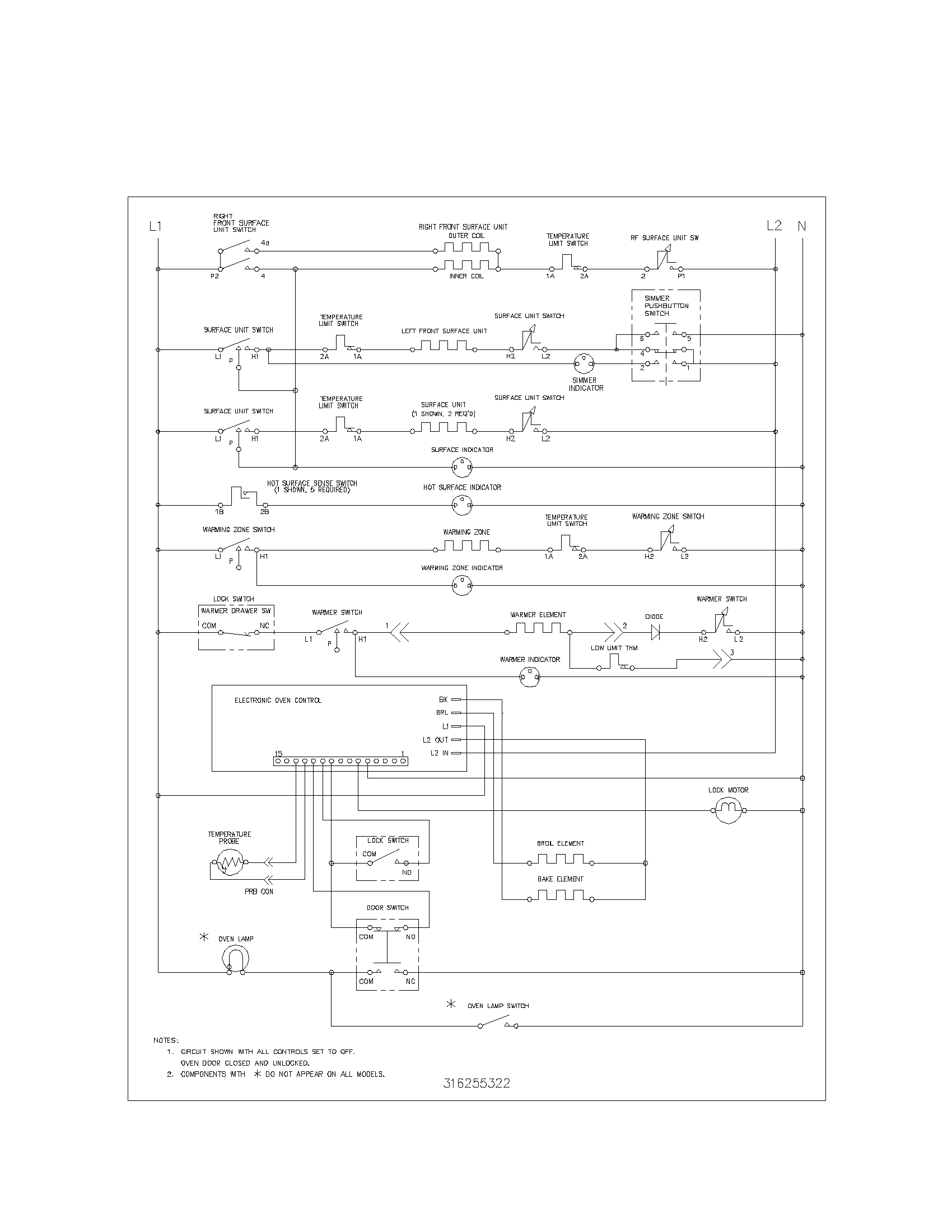 Kenmore 79095882301 wiring schematic diagram