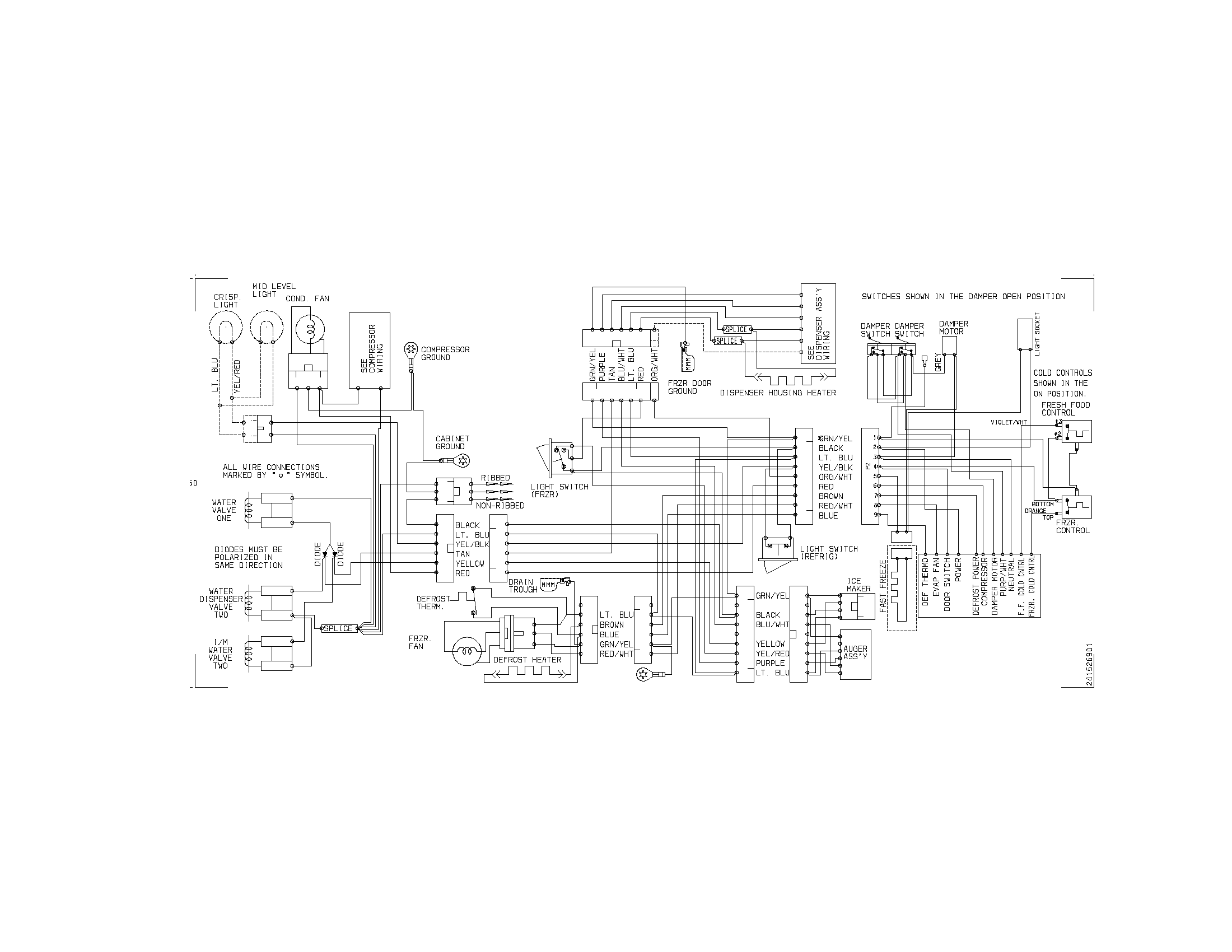 Kenmore 25354343300 wiring diagram diagram