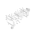 Frigidaire FEF352AWF door diagram