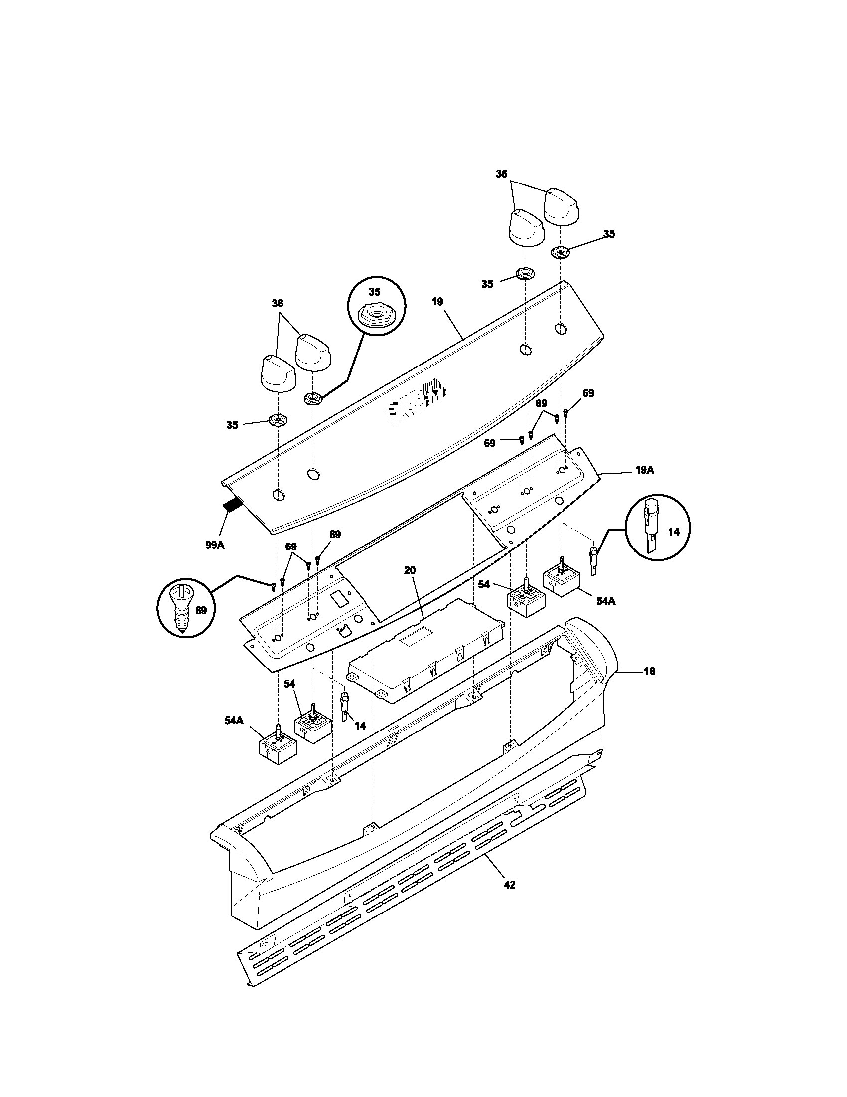 Kenmore Elite 79046379400 backguard diagram