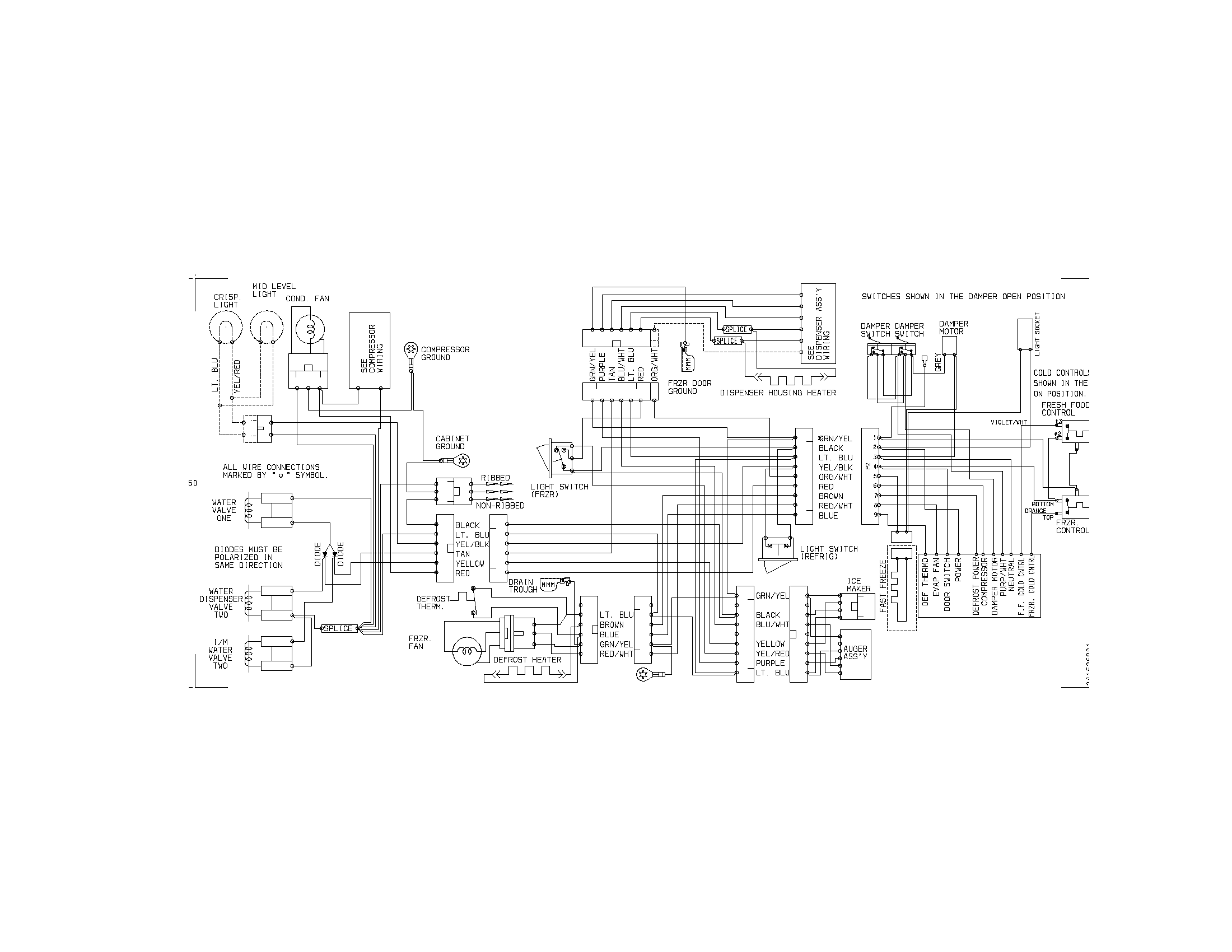 Kenmore 25353679305 wiring diagram diagram