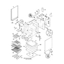 Frigidaire FEF366CBB body diagram