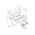Frigidaire FEF402BWB body diagram