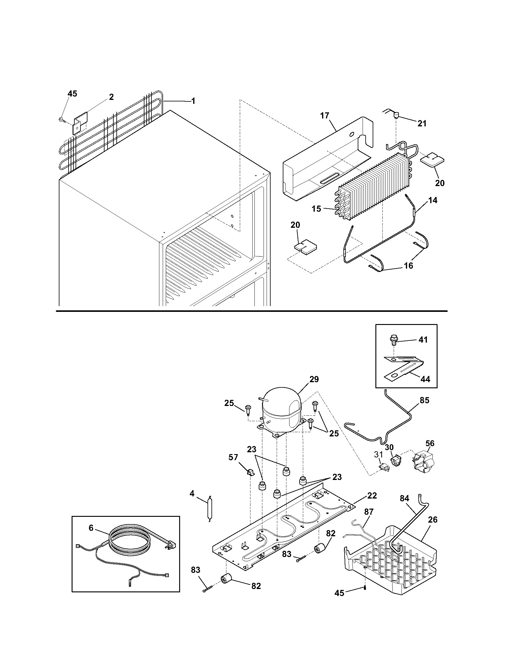 Kenmore 25331612103 system diagram