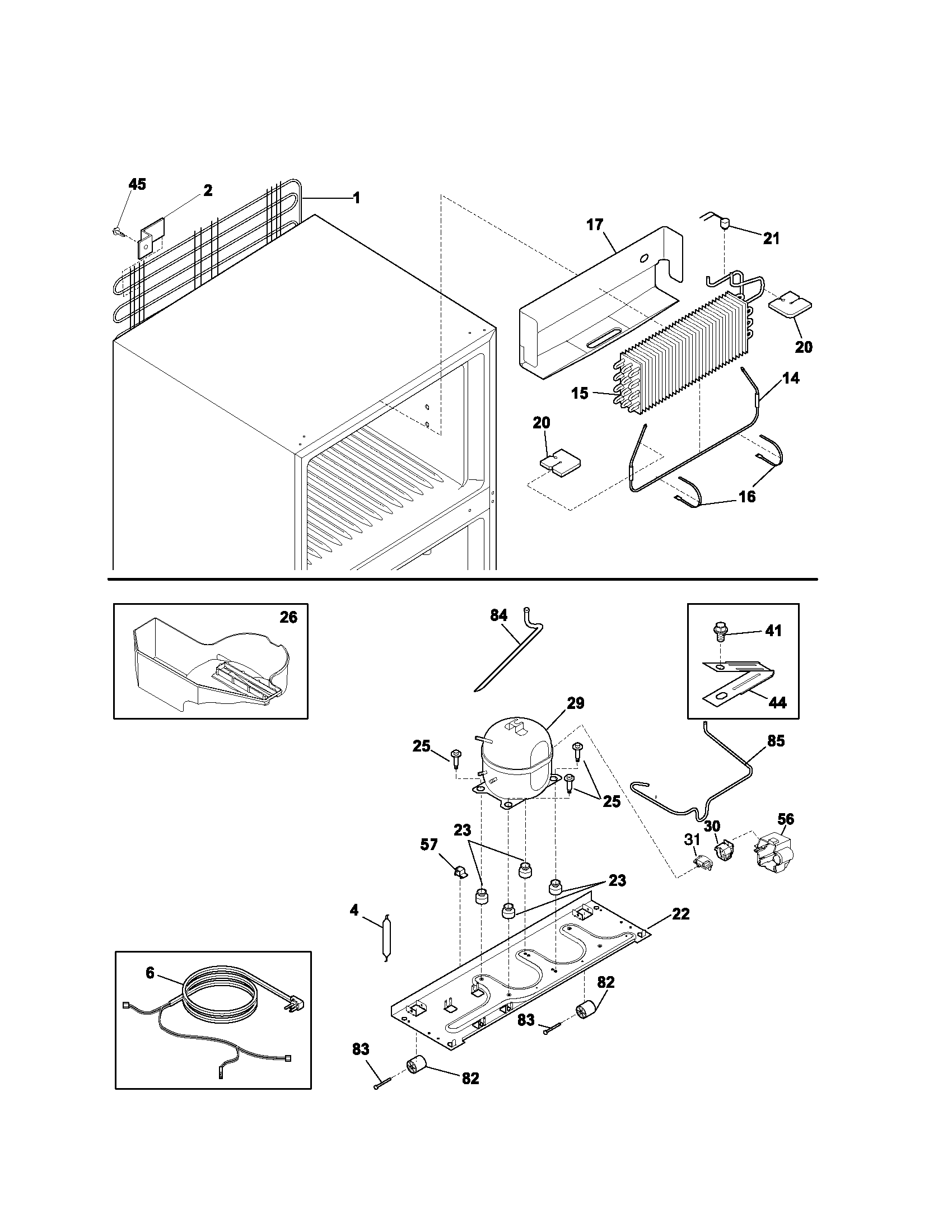 Kenmore 25373752304 system diagram