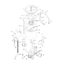 Frigidaire FEX831CS0 motor/tub diagram