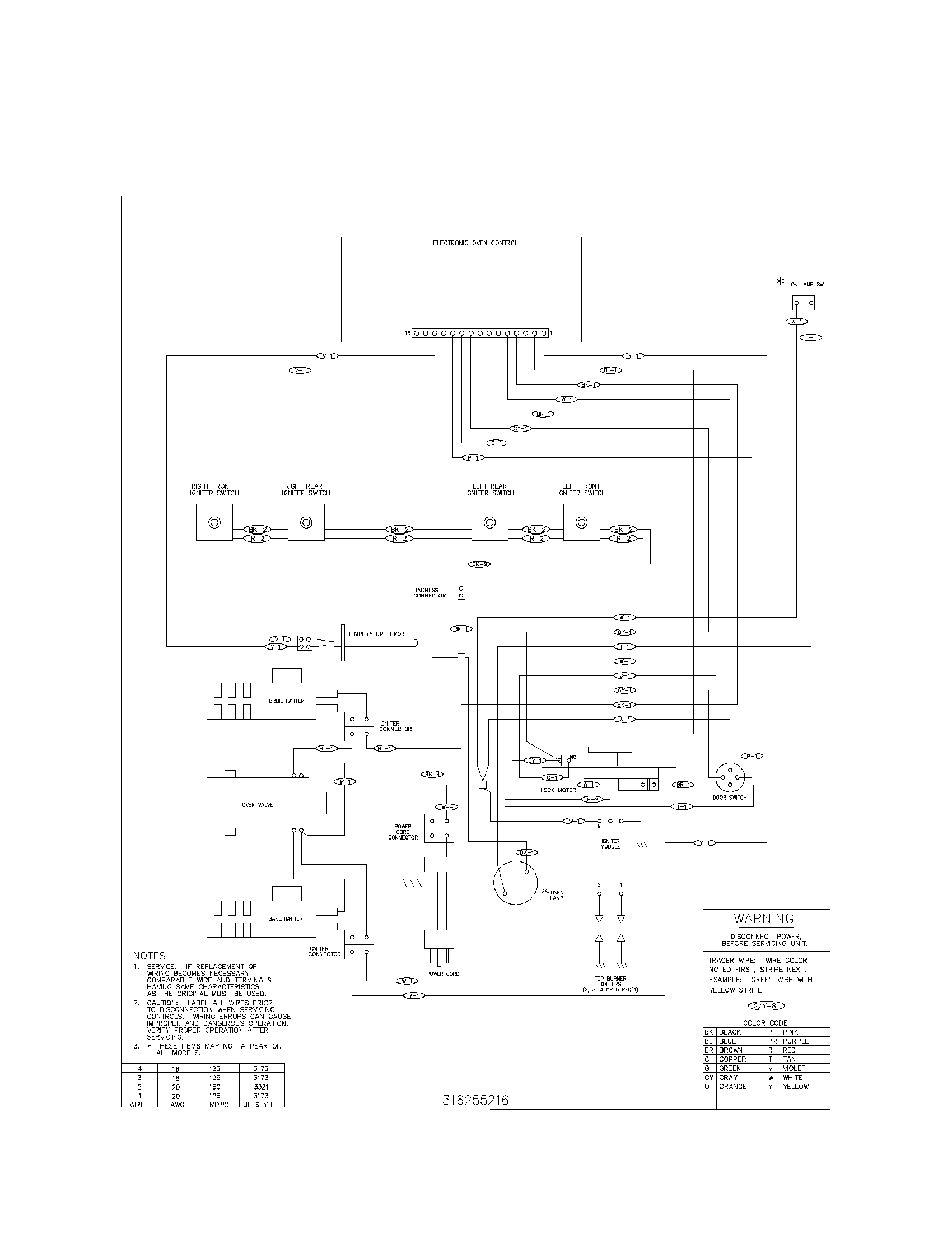 Kenmore 79075413301 wiring schematic diagram