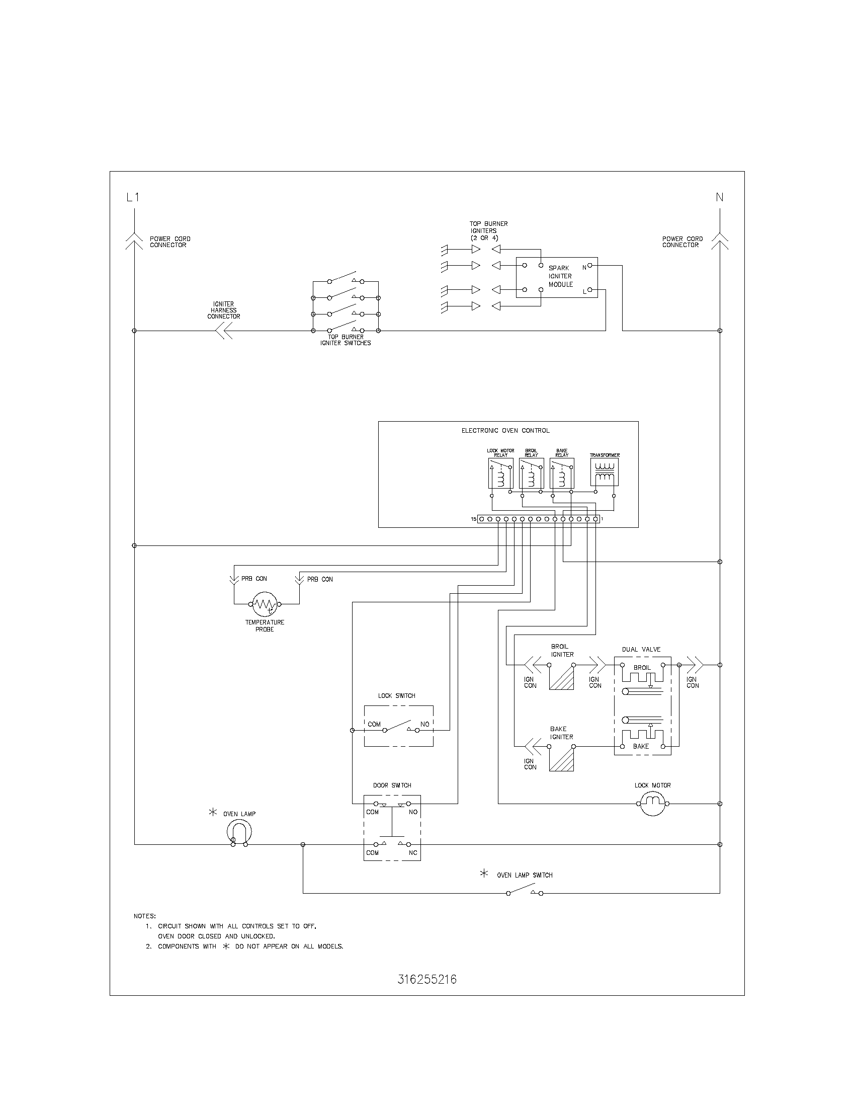 Kenmore 79075413301 wiring diagram diagram