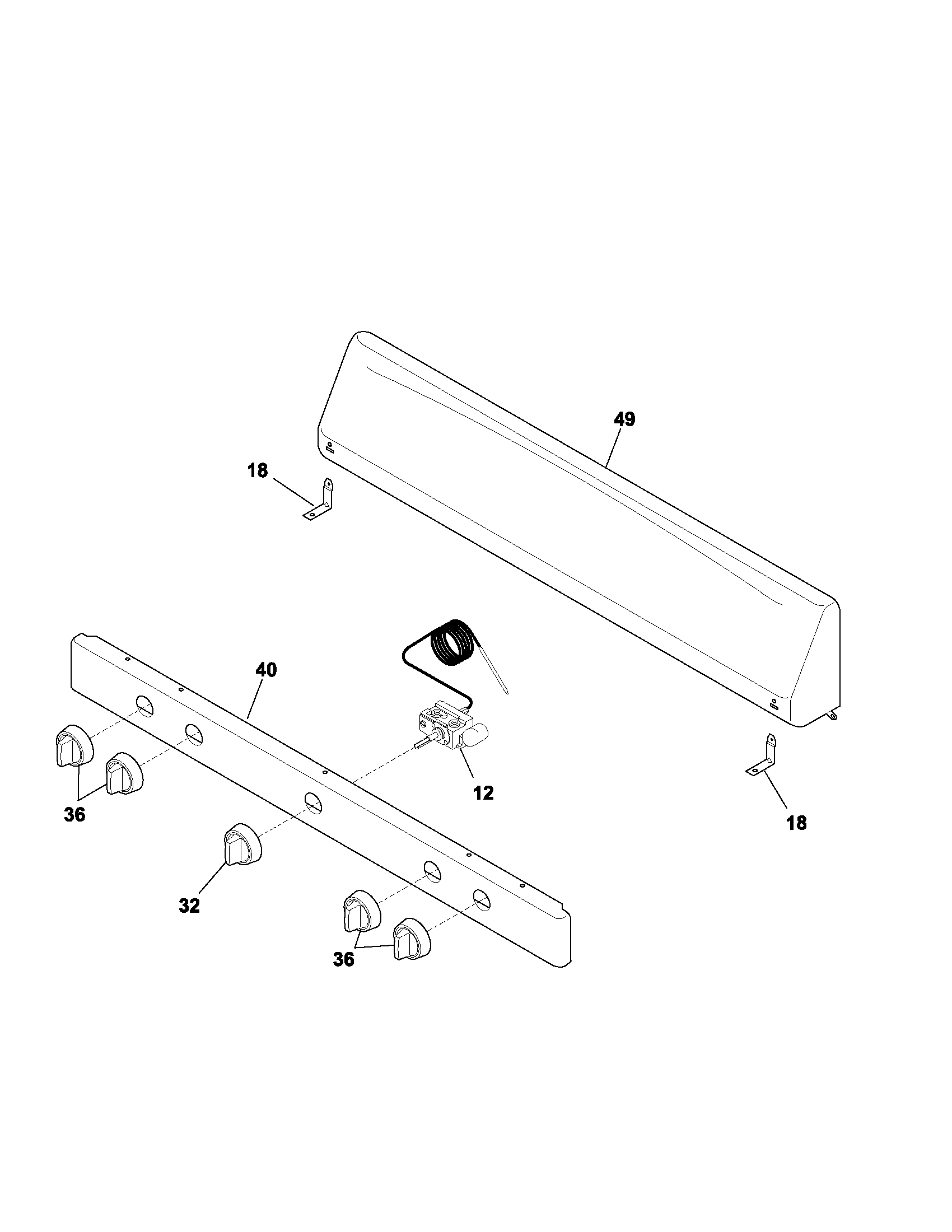 Kenmore 79061301301 backguard diagram
