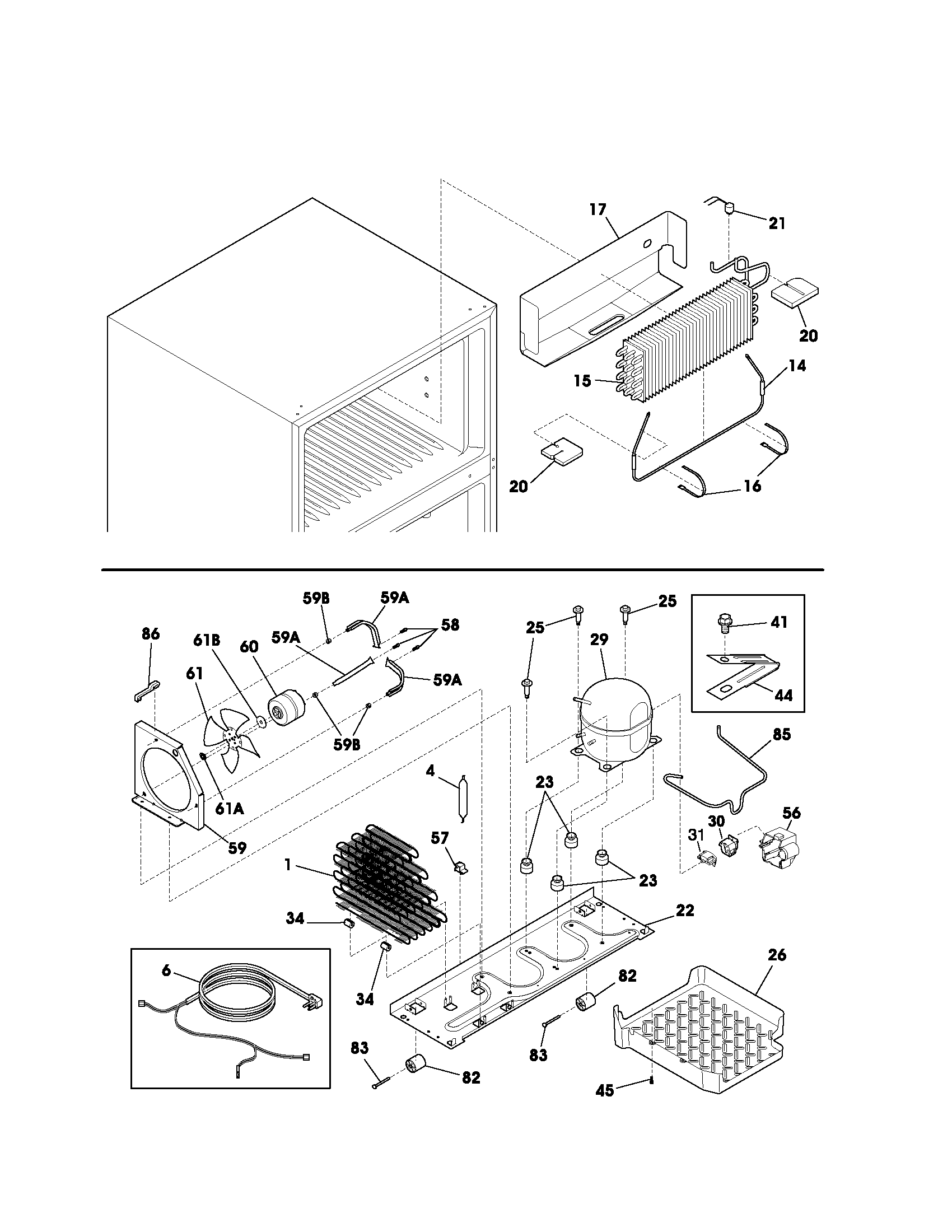 Kenmore 25373084302 system diagram