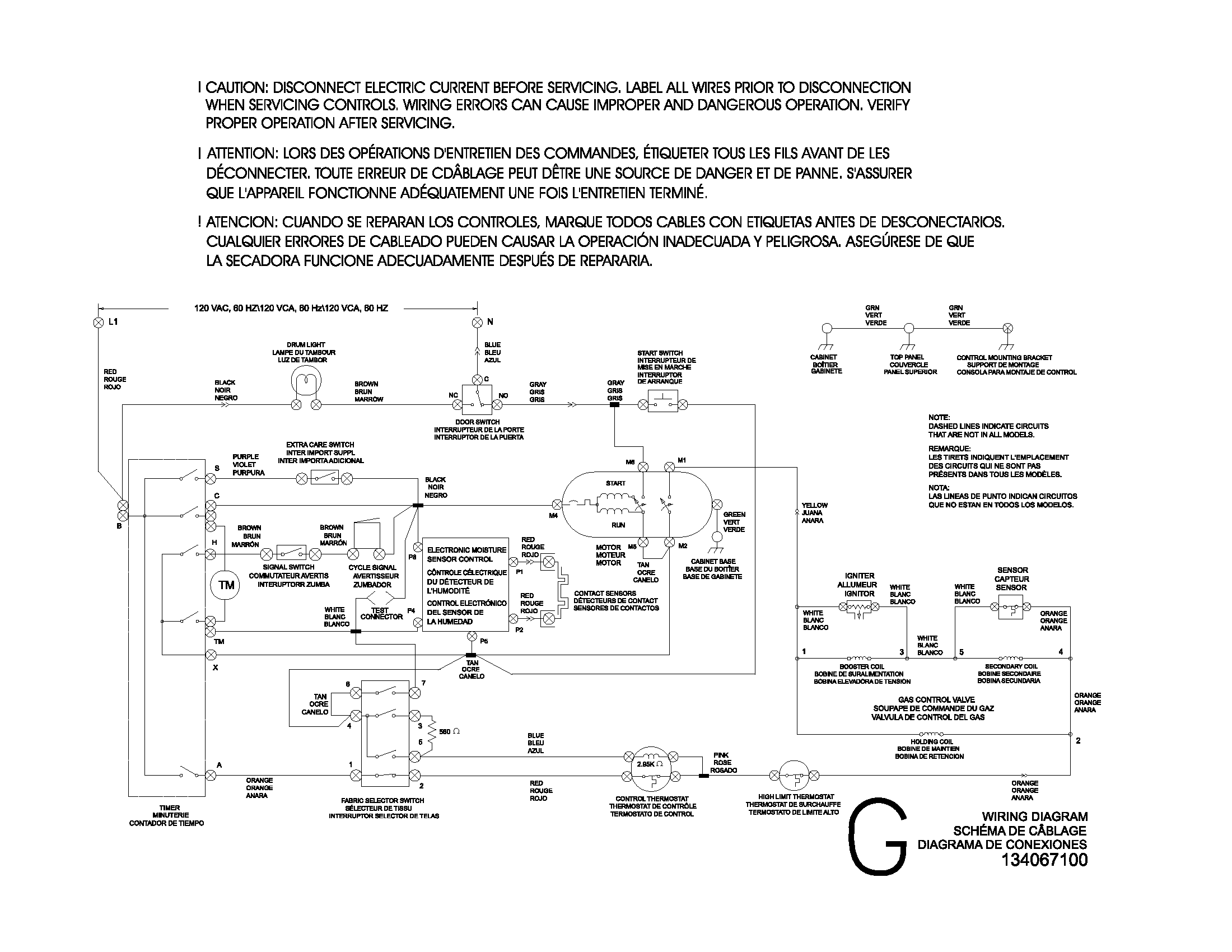 Frigidaire GLGR642AS5 wiring diagram diagram