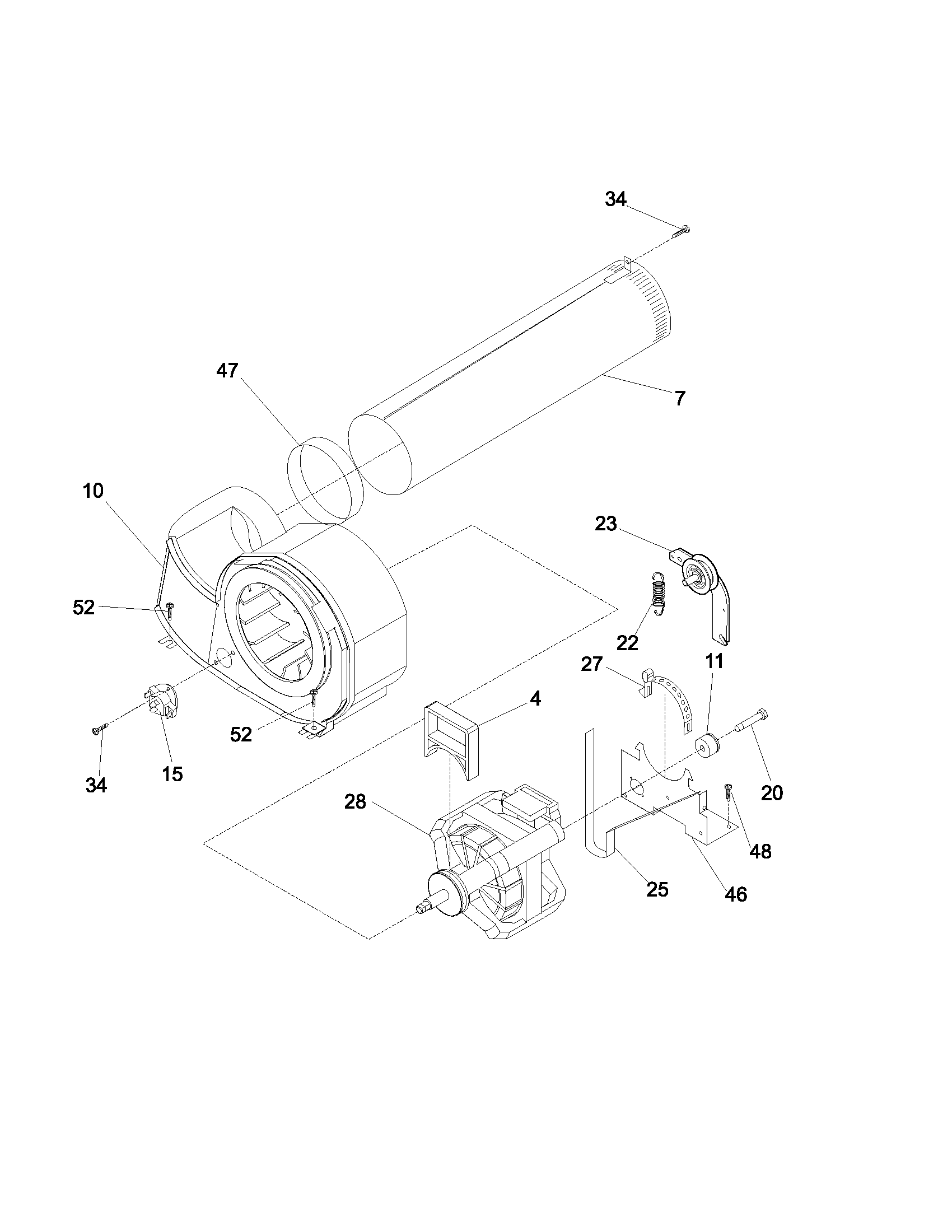 Kenmore 41783042300 motor diagram