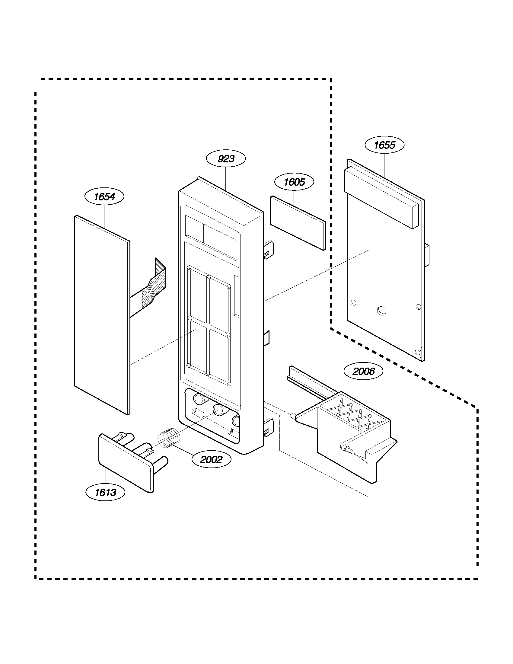 Frigidaire GLMB186CS1 control panel diagram