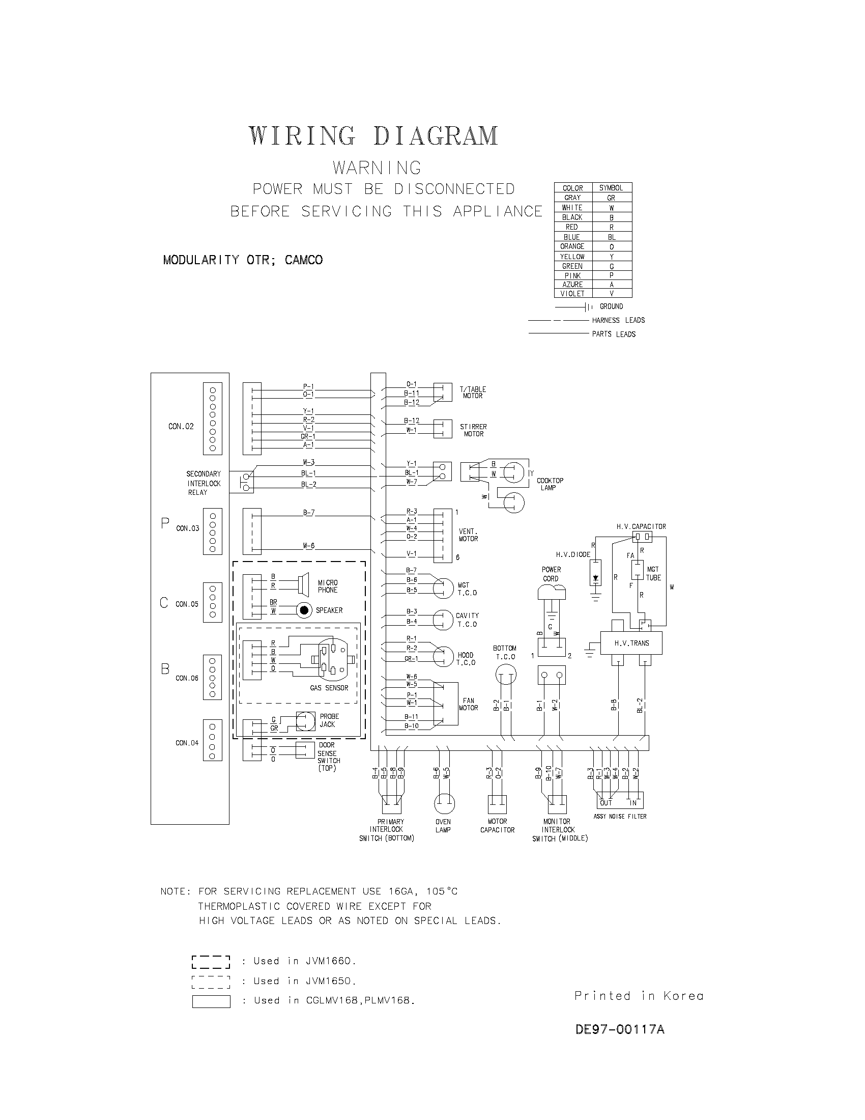 Frigidaire GLMB186CS1 wiring diagram diagram