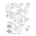 Frigidaire FGF366CBC body diagram