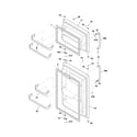 Frigidaire FRT15B1BW1 door diagram