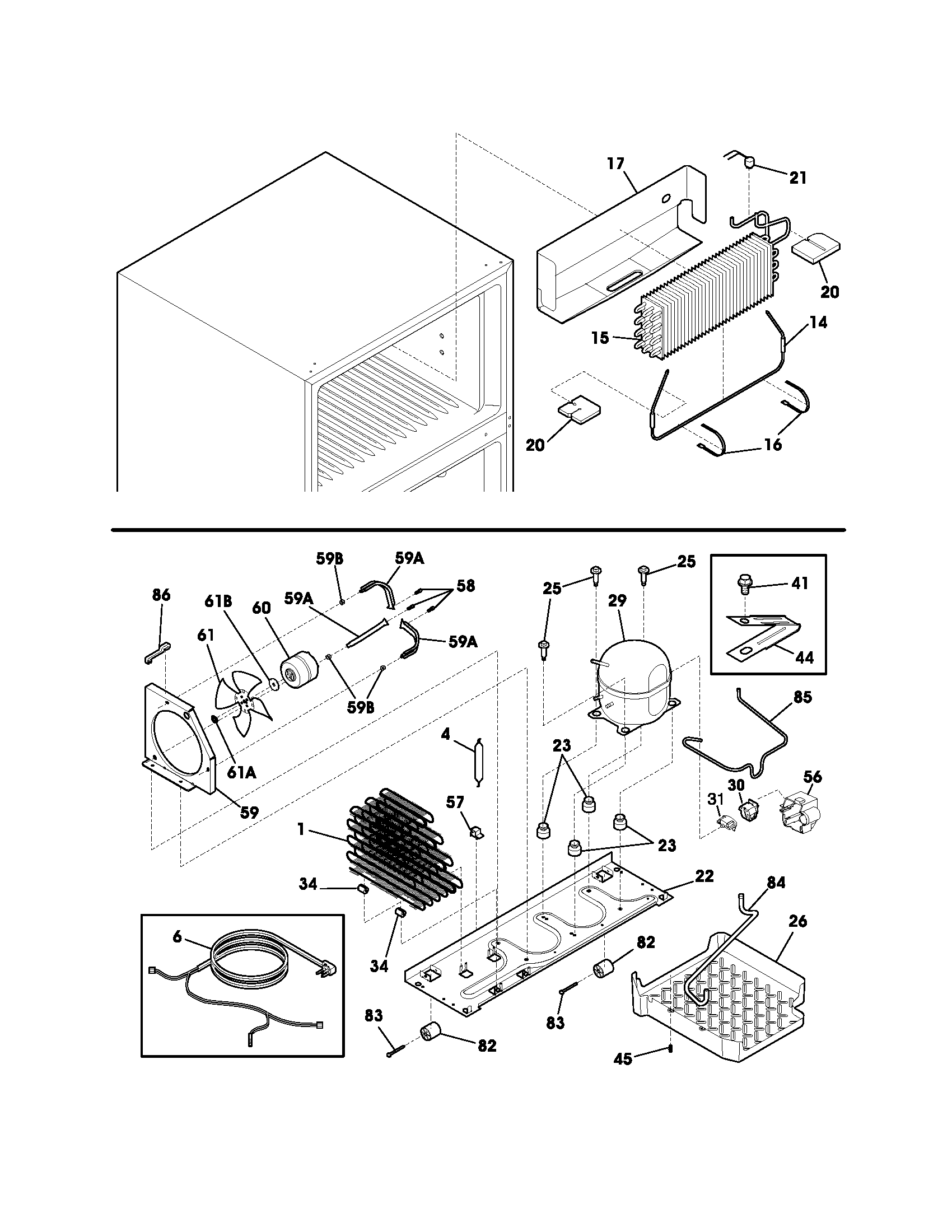 White-Westinghouse WRT18MP5AQB system diagram