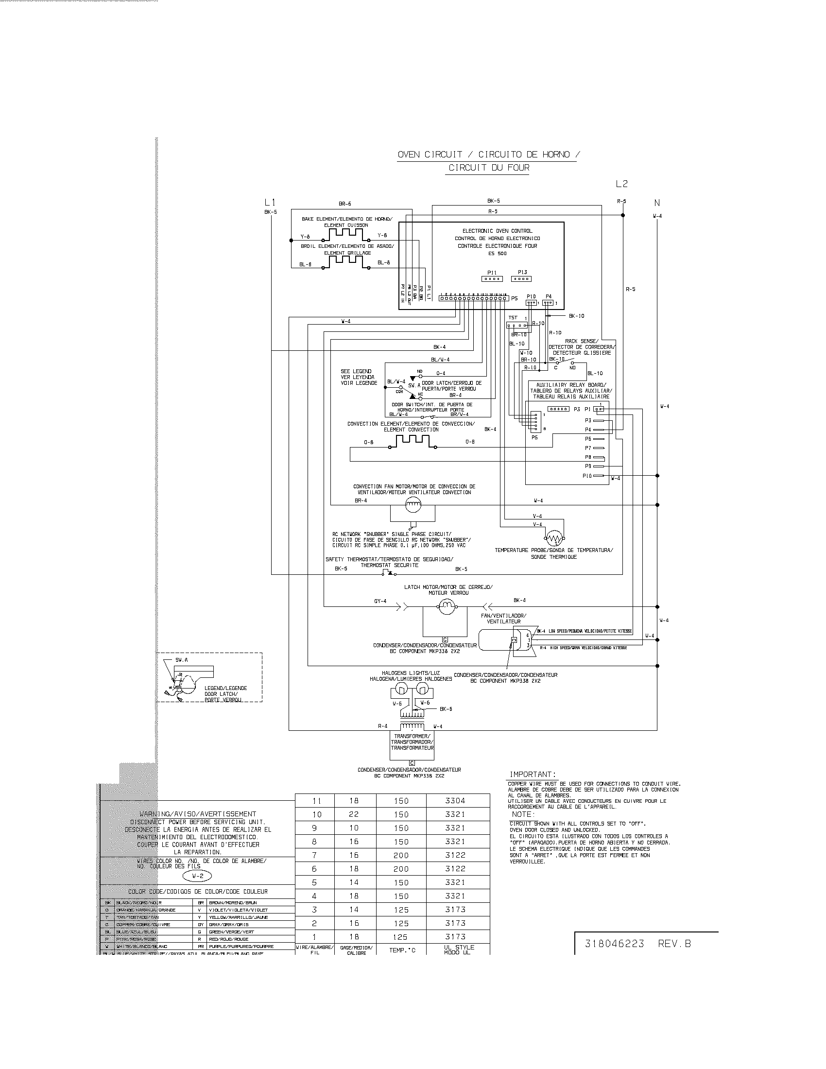 Electrolux E30EW75DSS1 wiring diagram diagram