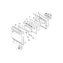 Frigidaire FGF355AWE door diagram