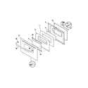 Frigidaire FEF336ASH door diagram