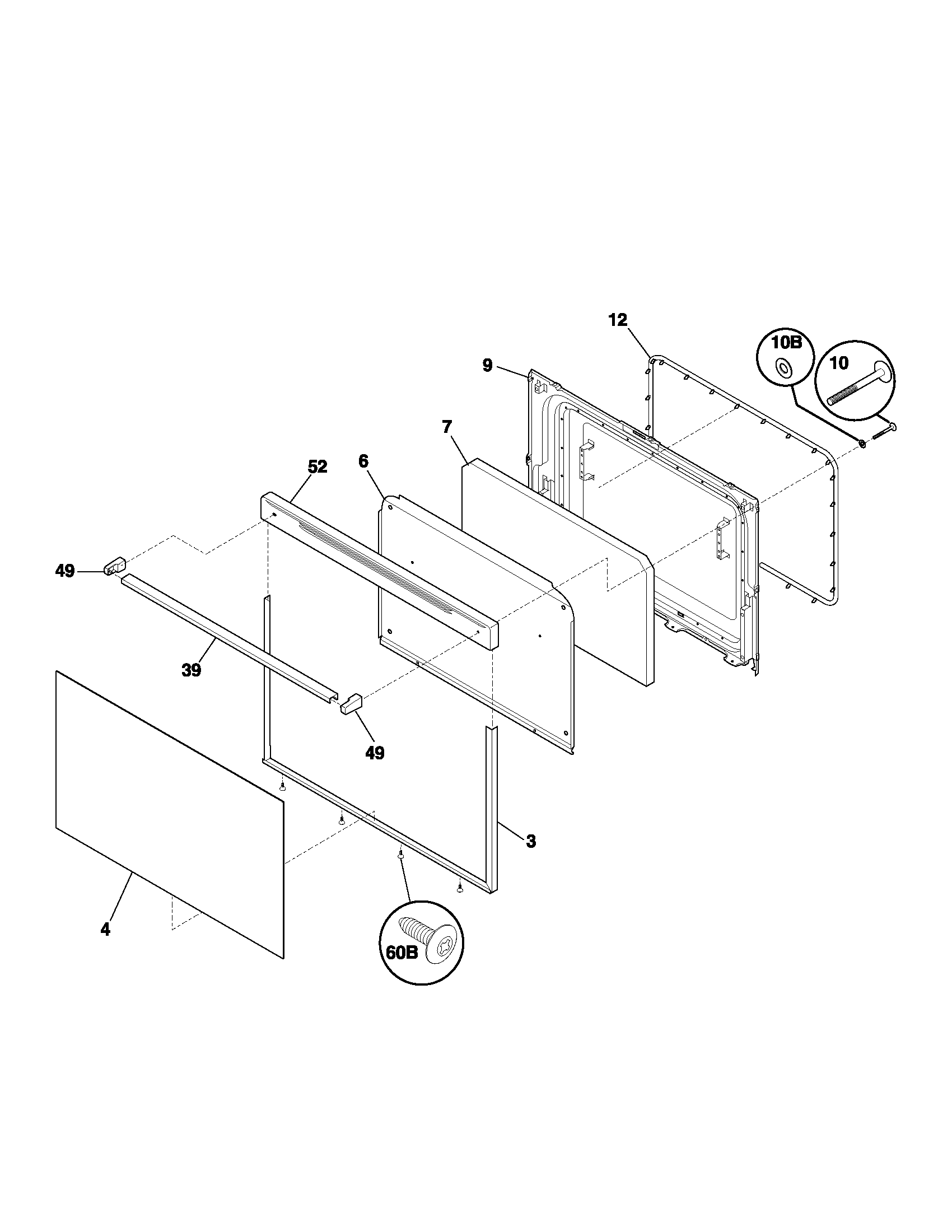 Kenmore 79061131103 door diagram