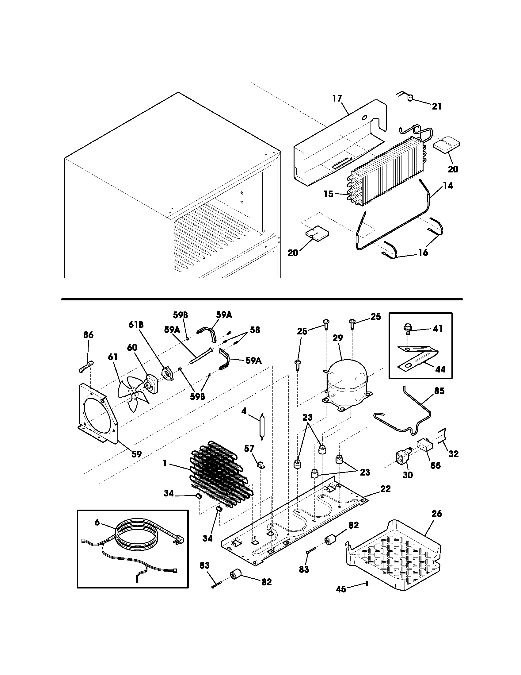 Kenmore 25372074302 system diagram