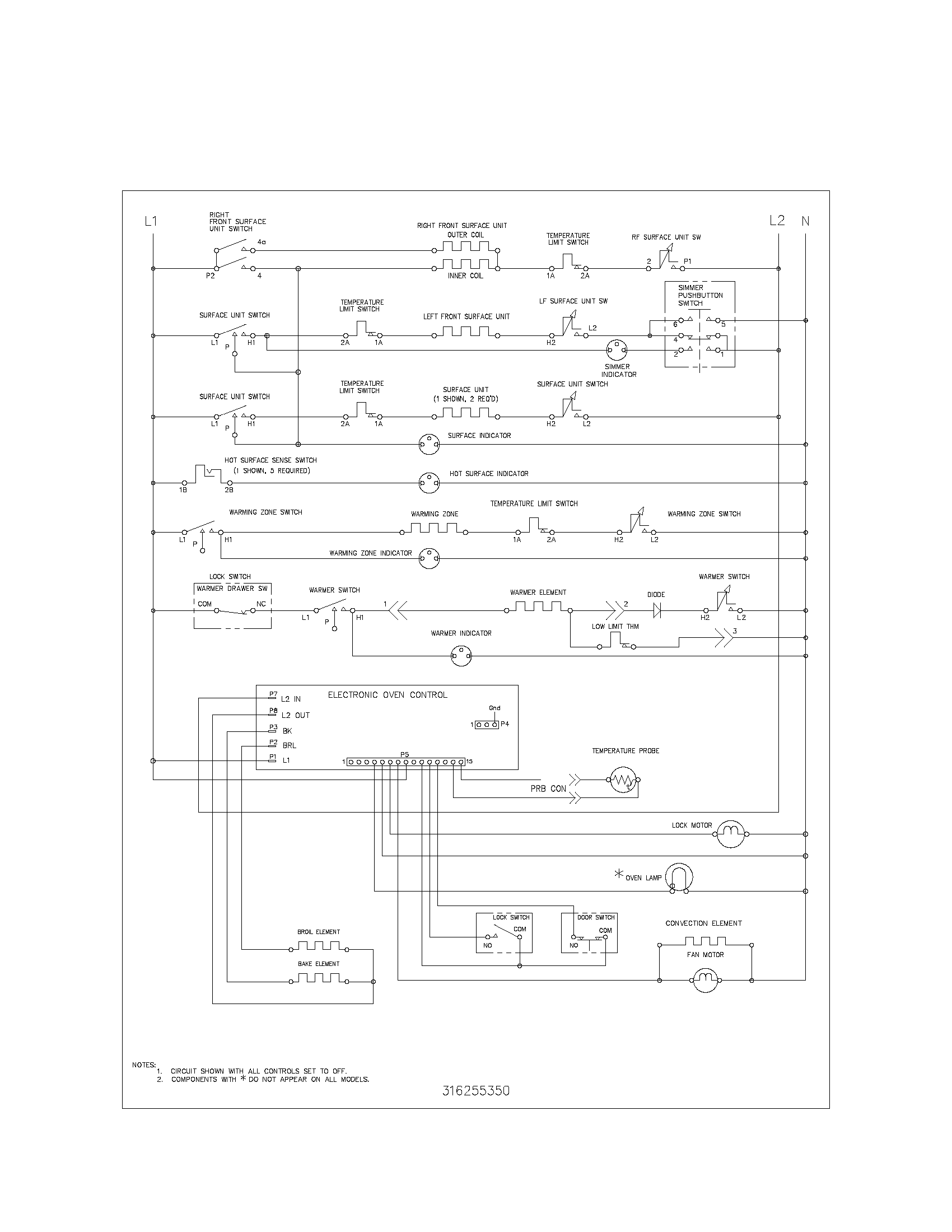 Kenmore 79095924302 wiring schematic diagram