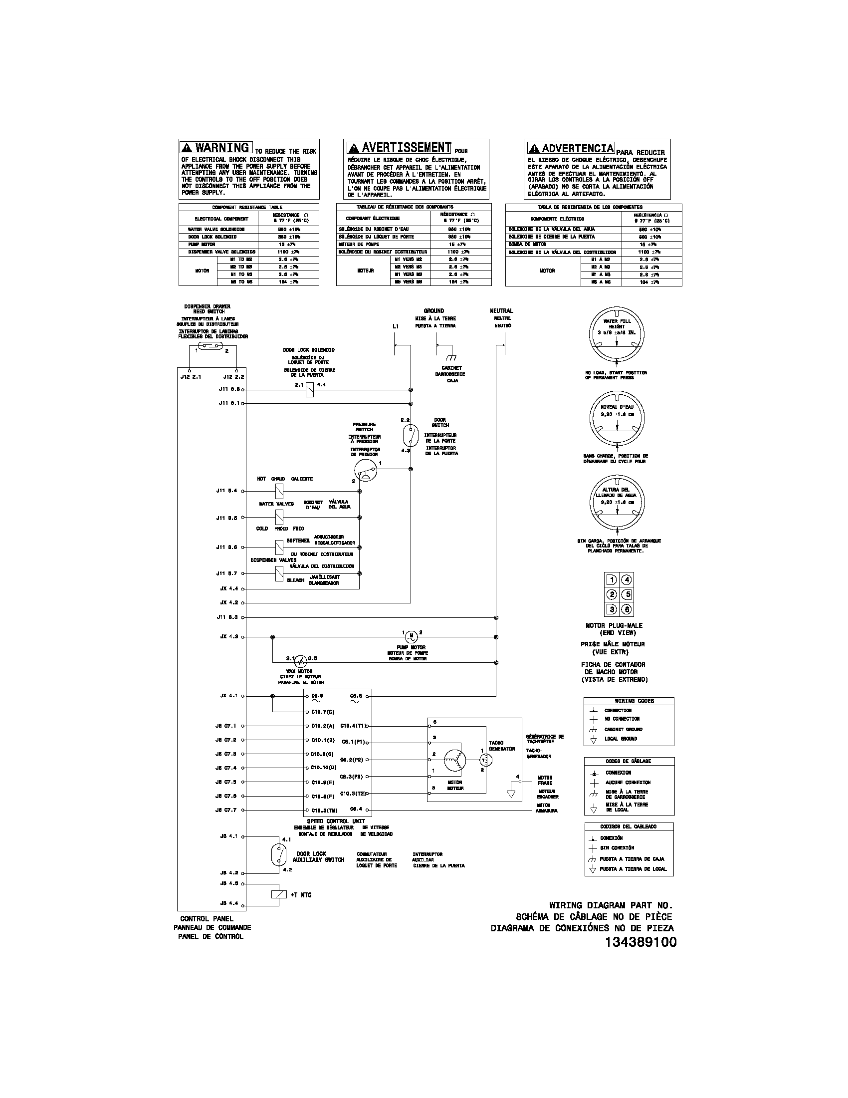 Frigidaire FWTBB30DS0 wiring diagram diagram