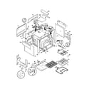 Frigidaire FES368DQA body diagram