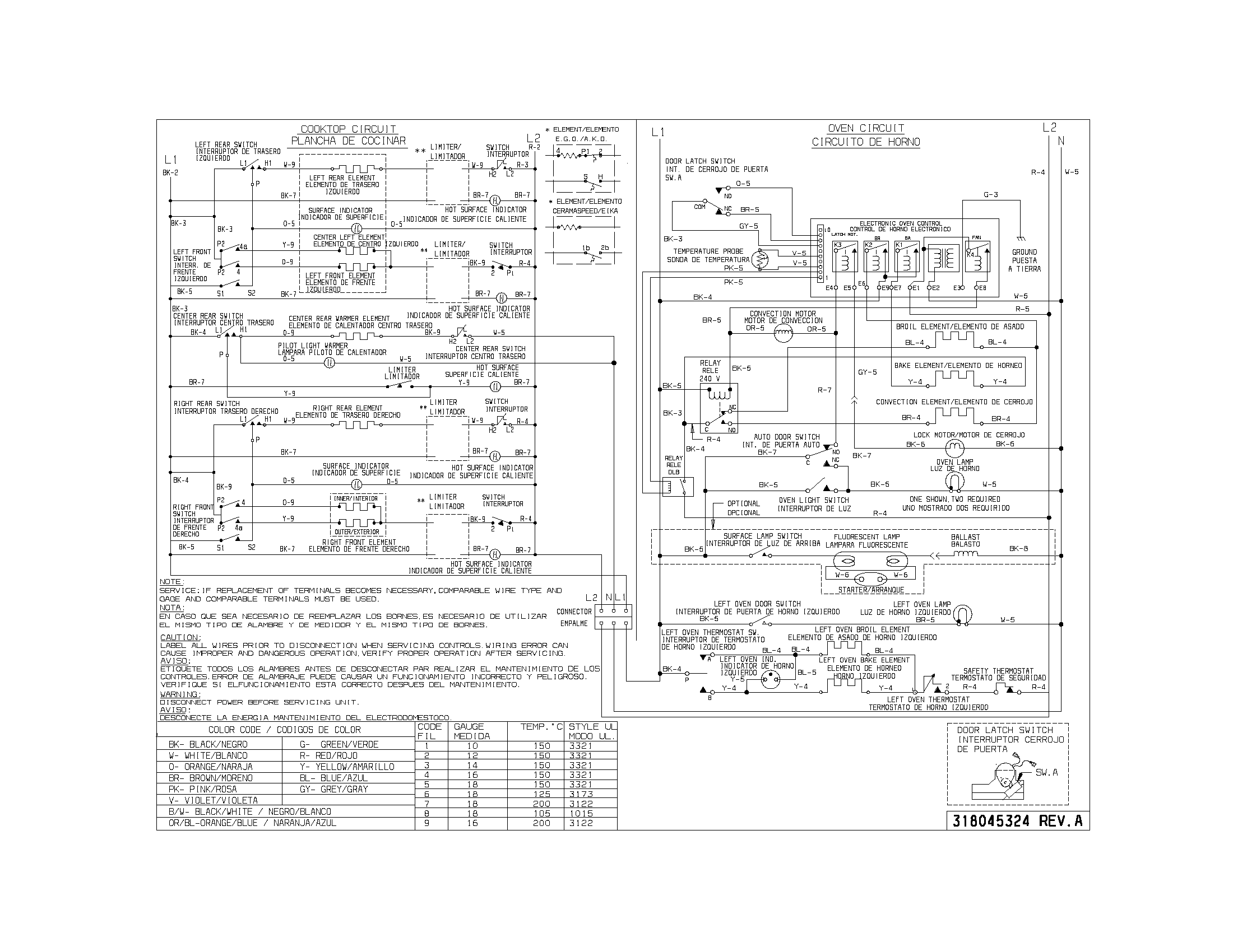Frigidaire PLEF489CCD wiring diagram diagram