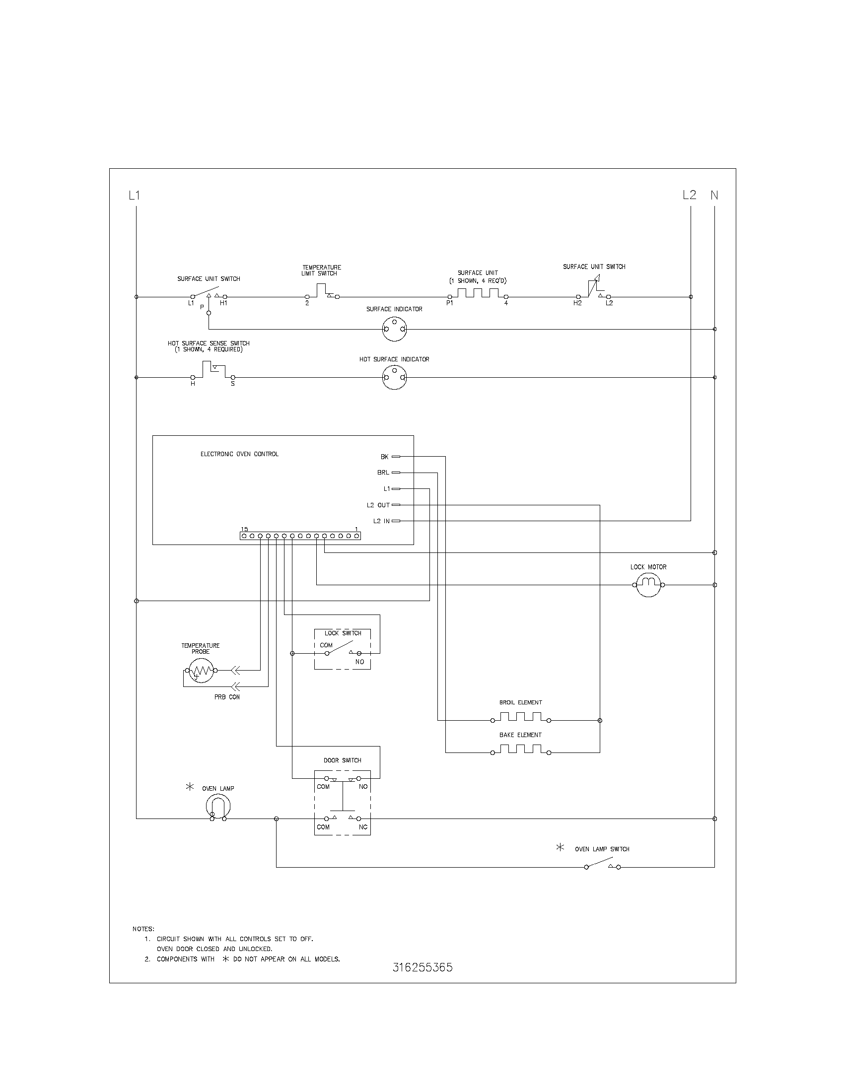 Kenmore 79094322301 wiring schematic diagram