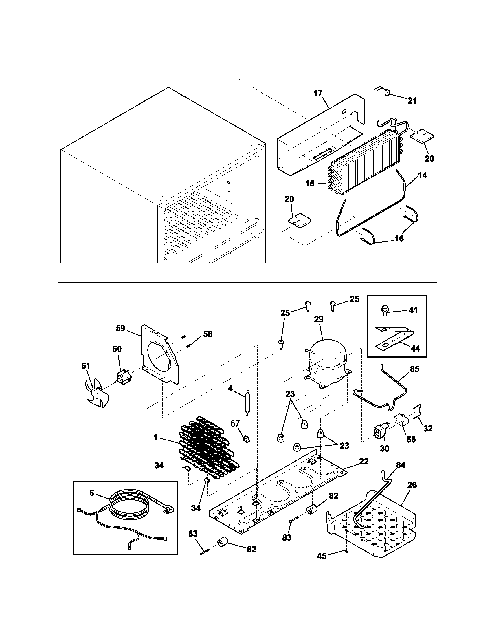 Kenmore 25374870400 system diagram