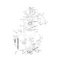 Kenmore 41794862302 motor/tub diagram