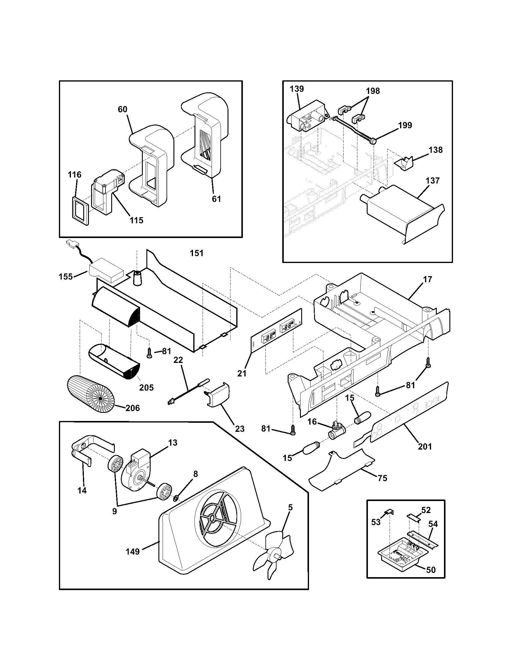 Kenmore Elite 25344303400 controls diagram