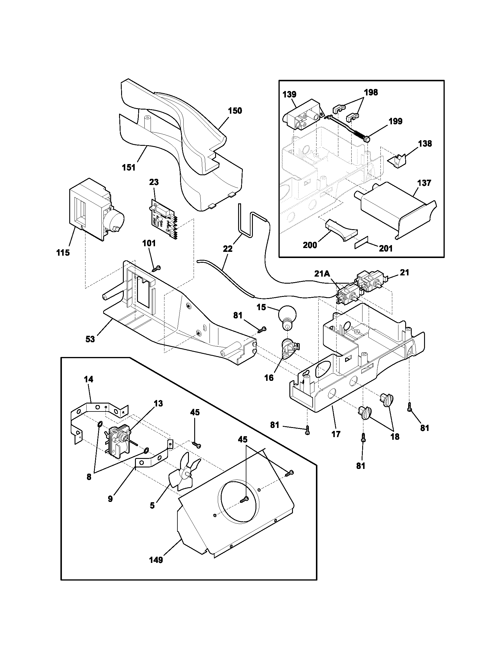 Kenmore 25354662400 controls diagram