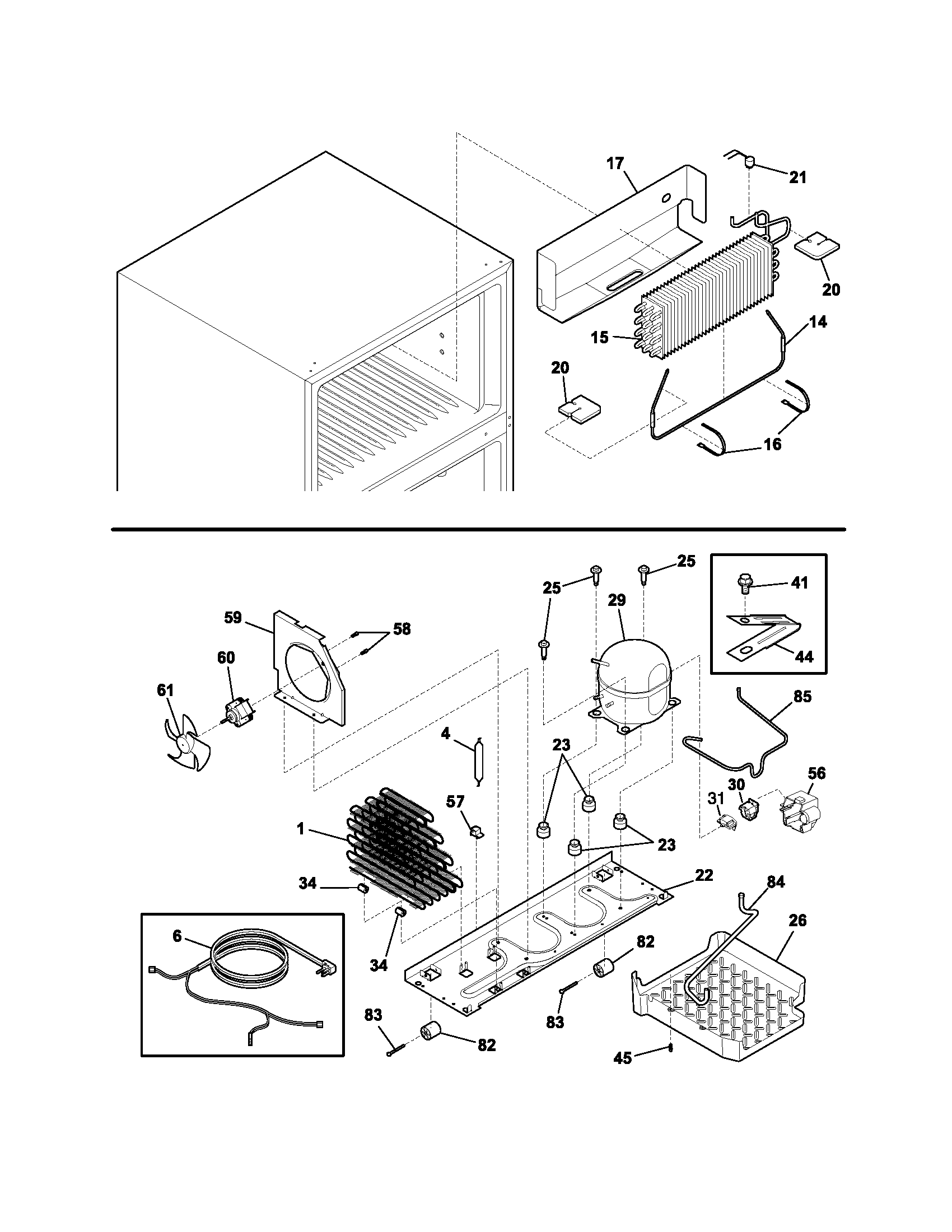 Crosley CRTE183AW0 system diagram