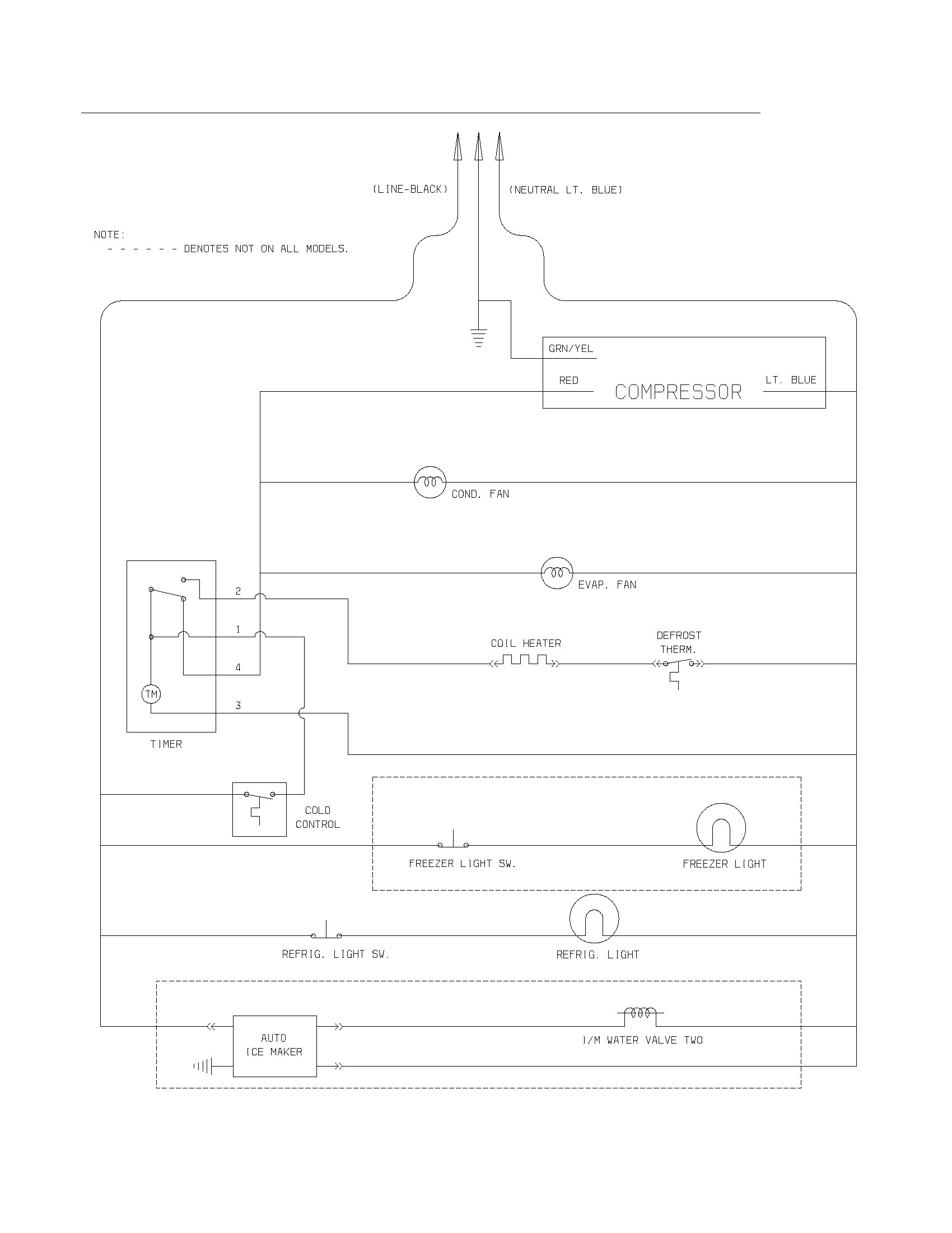 Crosley CRTE183AW0 wiring schematic diagram