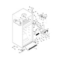 Frigidaire FRT15G4BW3 cabinet diagram