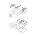 Frigidaire PLGF389CCE top/drawer diagram