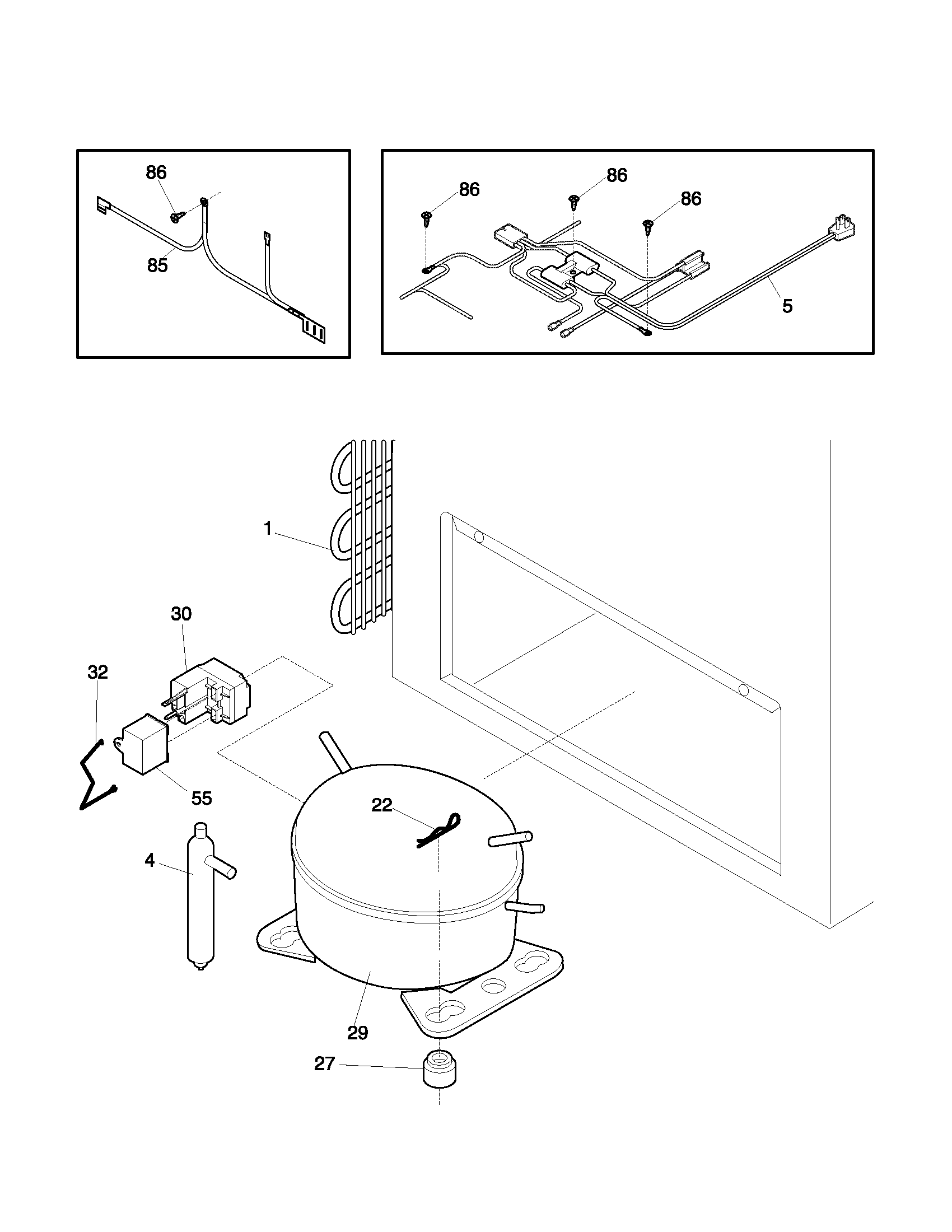 Kenmore 25314502100 system diagram