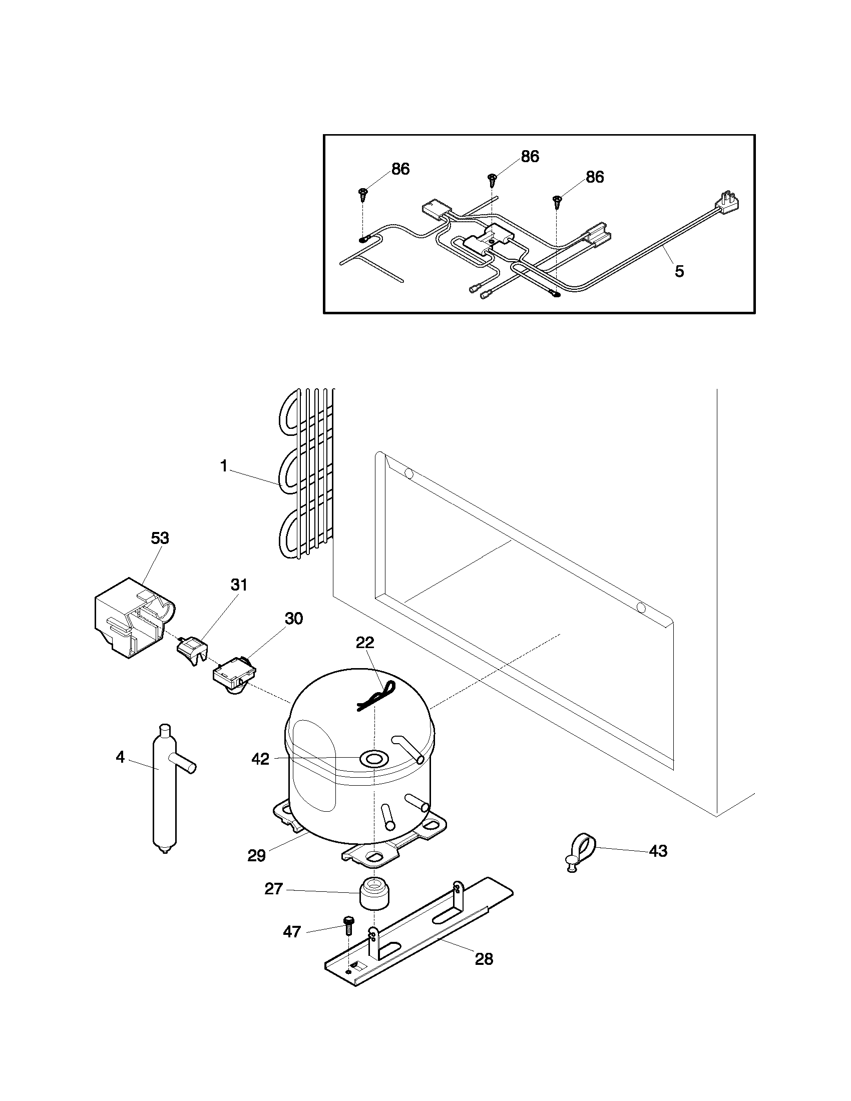 Kenmore 25314342100 system diagram