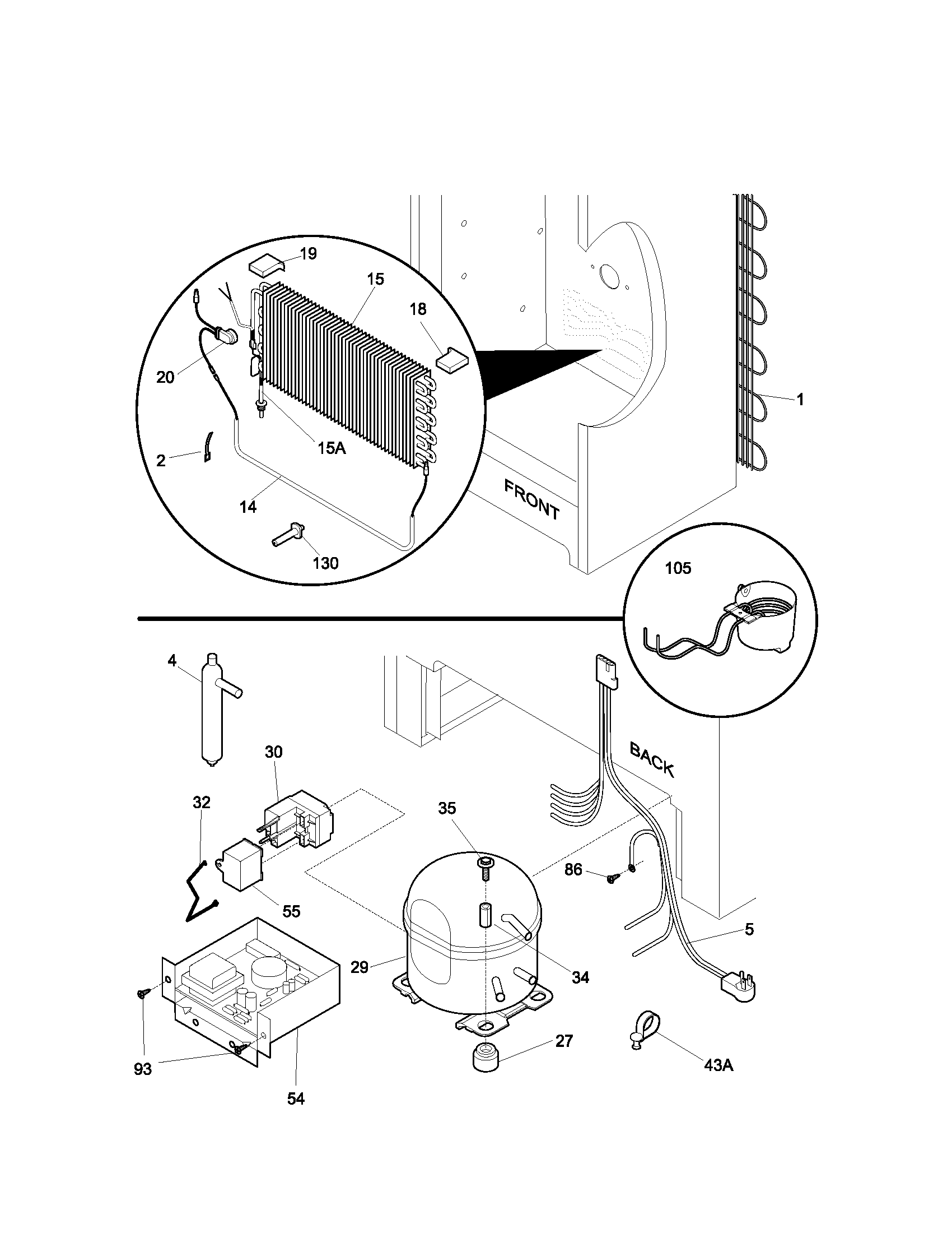 Kenmore 25323024104 system diagram