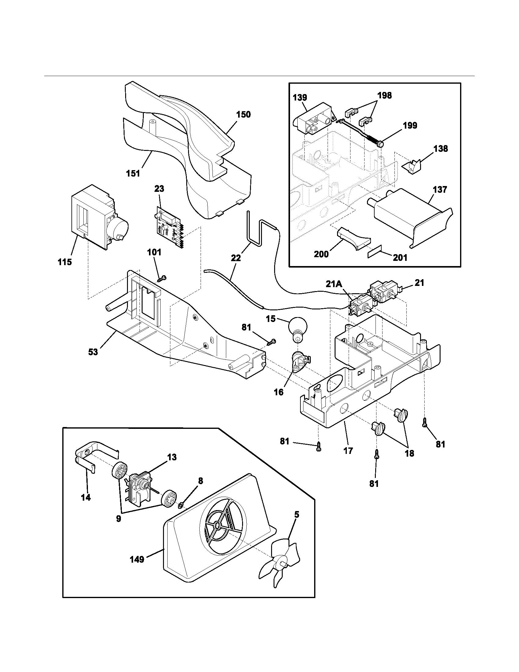 Kenmore 25356272401 controls diagram